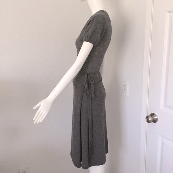 Calypso St. Barth gray cashmere Wrap Dresses - Picture 3 of 6